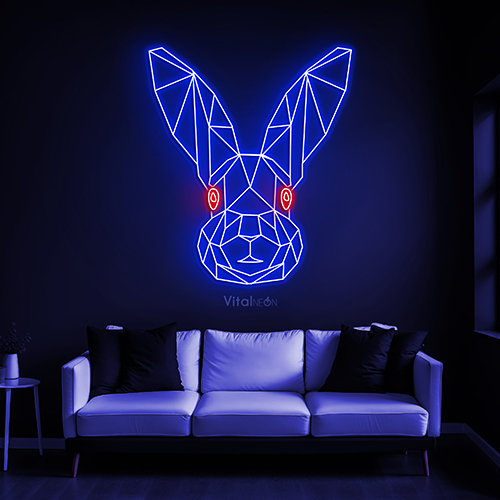 Buy Geometric Rabbit Neon Sign Buy Geometric Rabbit Neon Sign