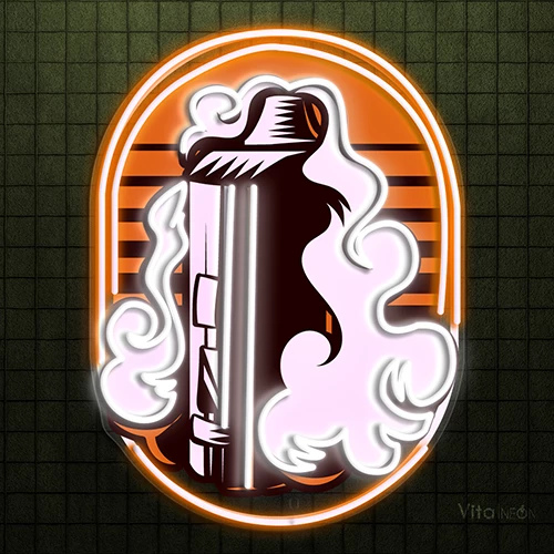 Buy Golden Perfect Vape Neon Sign