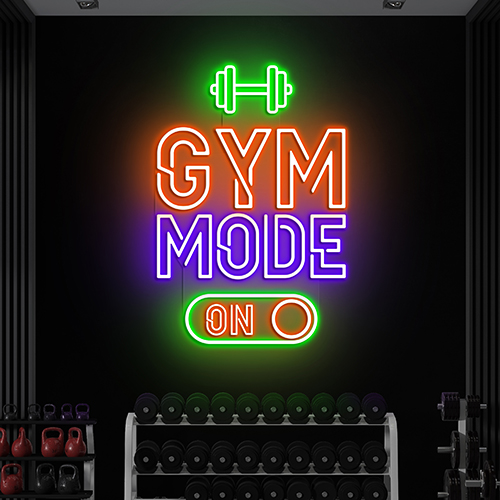 Buy Gym Mode On Neon Sign