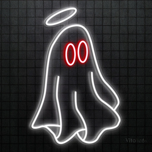 BUY Halloween Ghost LED Neon Sign for Party Decor 2026