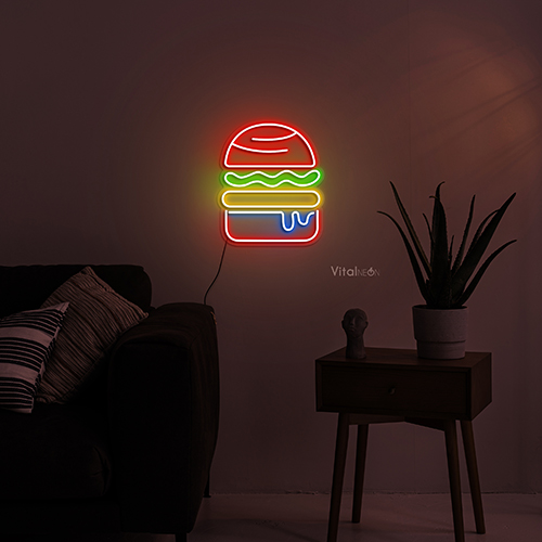 Buy Hamburger Mini Neon Sign