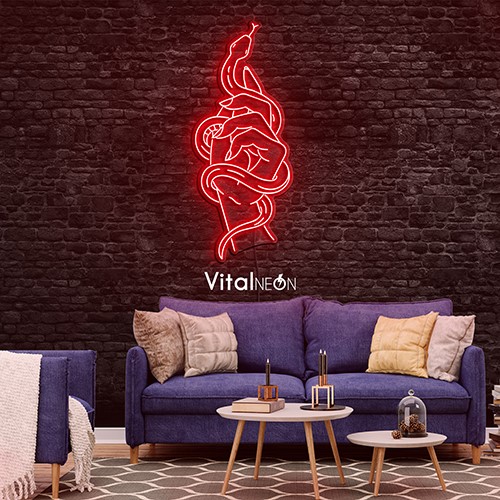 Hand of Temptation Neon Sign