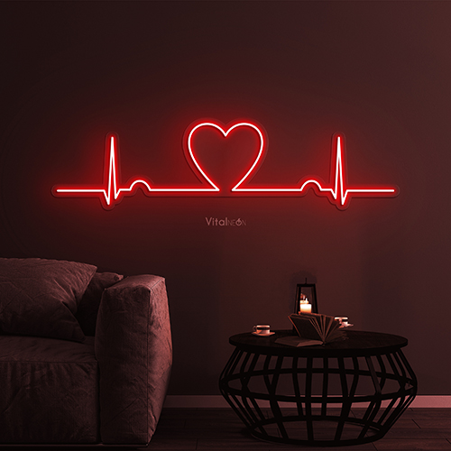 Heart Beat LED Neon Sign