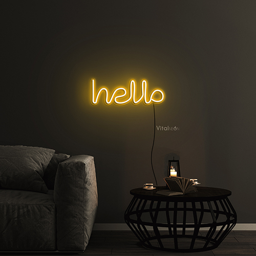 Hello Mini Neon Sign