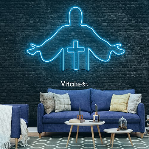 Jesus Christian Neon Sign
