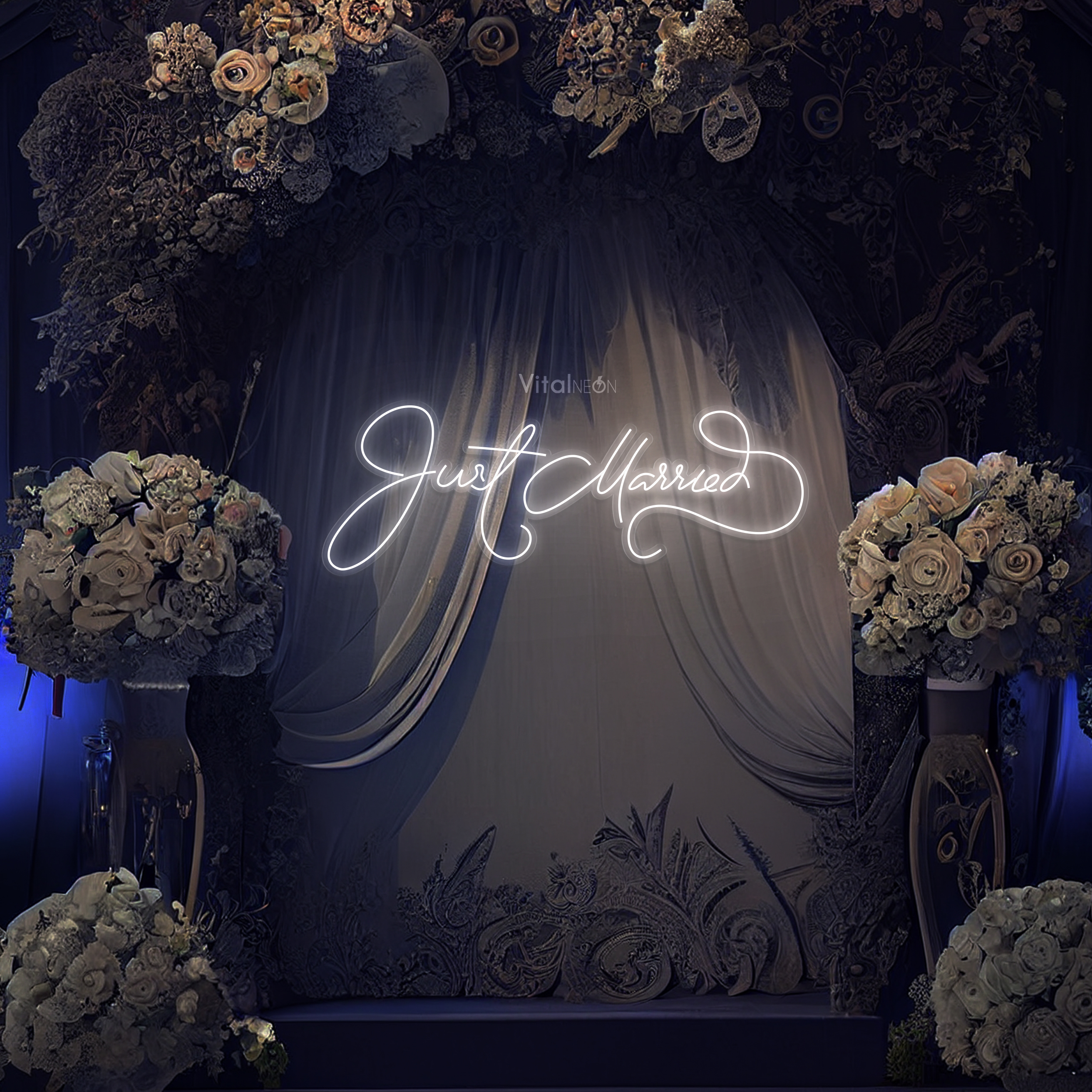 Buy Just Married LED Neon Sign