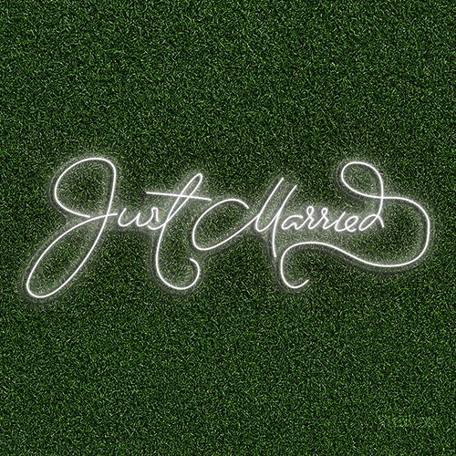 Buy Just Married LED Neon Sign | Wedding Decor Gift