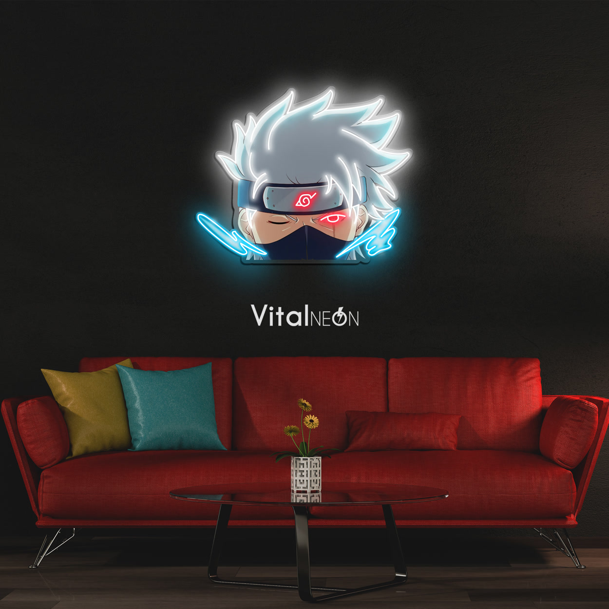 Buy kakashi Artistic Anime Neon Sign