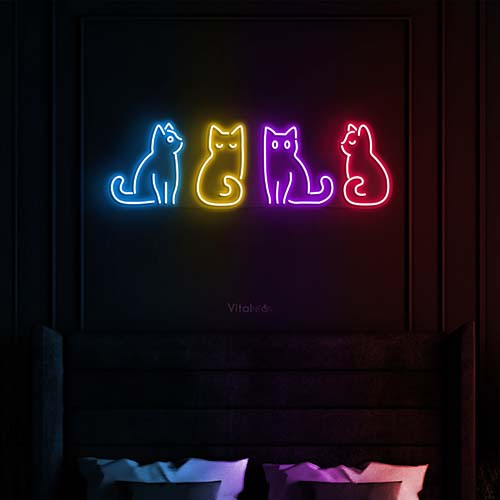 Kitty LED Neon Sign