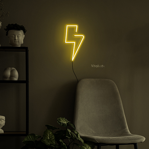 Lightning Bolt Neon Sign