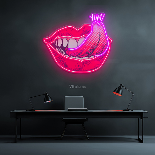 Buy Lips Yum Neon Sign Buy Lips Yum Neon Sign
