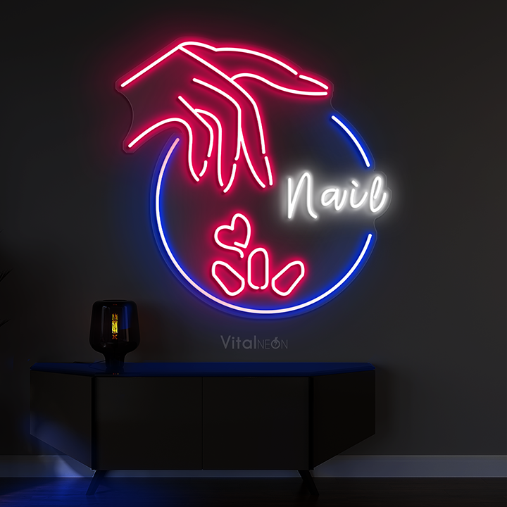 Love Nails Neon Sign
