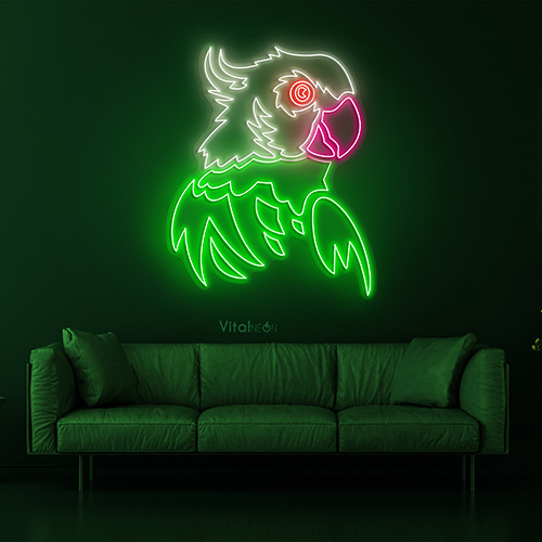 Macaw Parrot Neon Sign