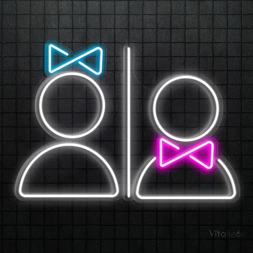 Buy Man and Woman Restroom Neon Sign | vitalneon