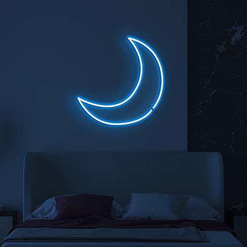 Buy Moon Home Decor LED Neon Sign