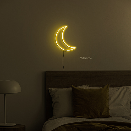 Moon Mini Neon Sign