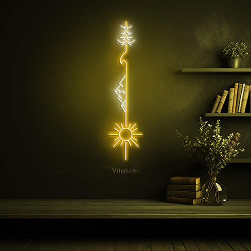 Mountain & Sun Neon Sign