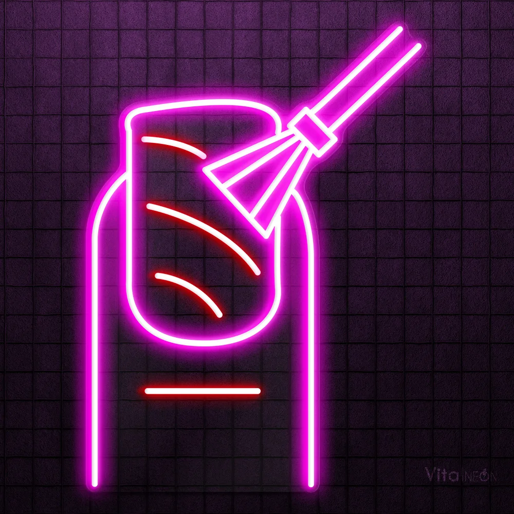Buy Nail Polishing Neon Sign |  Dynamic Salon LED