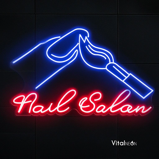 Buy Nail Polishing Neon Sign |  Dynamic Salon LED