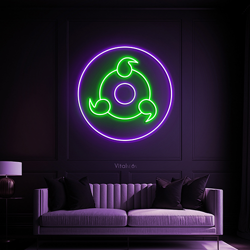 Naruto Sharingan Neon Sign