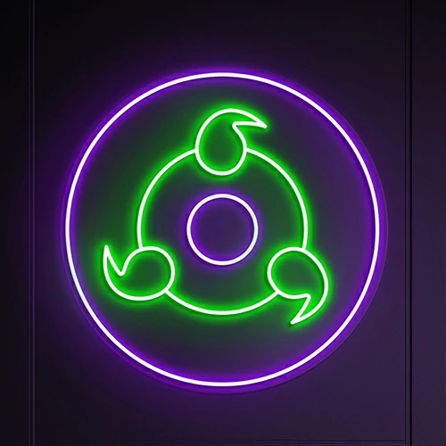 Naruto Sharingan Neon Sign
