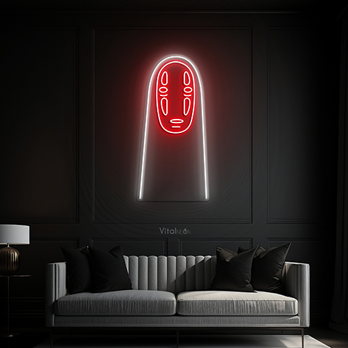 No Face Spirited Away Neon Sign