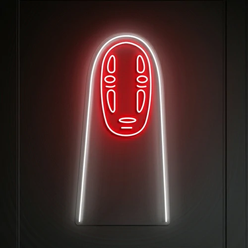 No Face Spirited Away Neon Sign