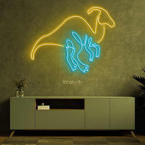 Parasaurolophus LED Neon Sign