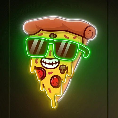 Pizza Swag Artwork Neon Sign