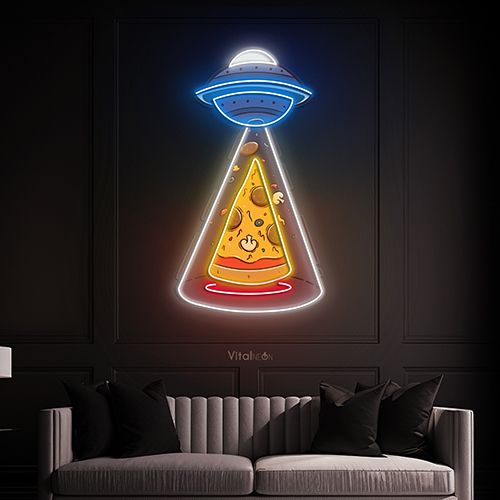 Buy Pizza UFO Artistic Neon Sign Buy Pizza UFO Artistic Neon Sign