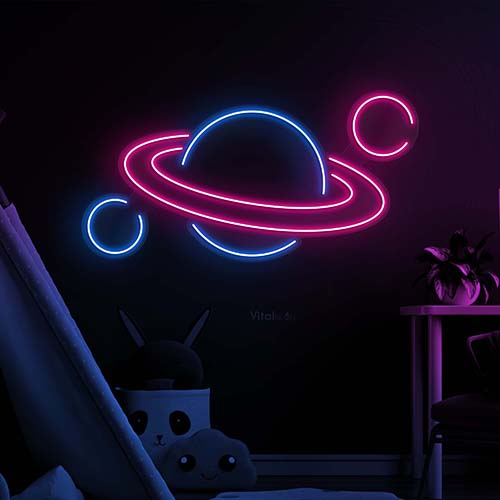 Buy Planet Saturn LED Neon Sign Buy Planet Saturn LED Neon Sign