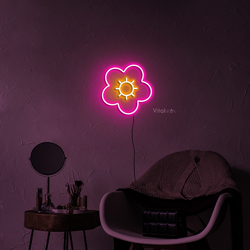 Poppy Flower Neon Sign