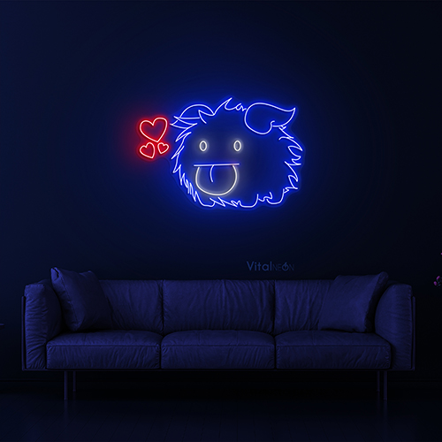 Poro From LOL Neon Sign