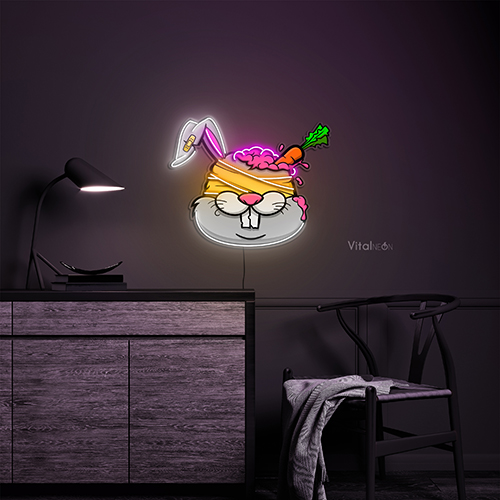 Buy Rabbit & Carrot Neon Sign