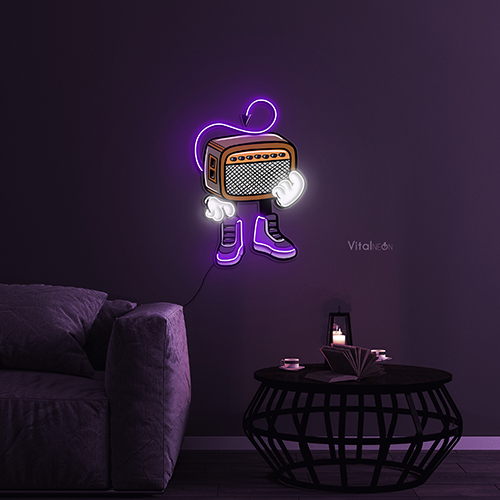 Retro Radio Neon Sign