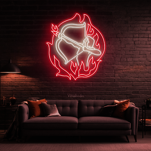 Sagittarius Zodiac Neon Sign