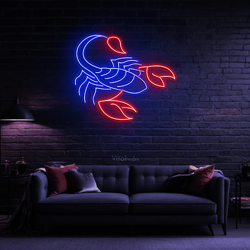 Scorpio Zodiac Neon Sign