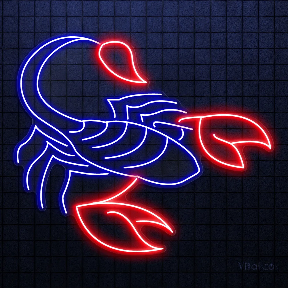 Scorpio Zodiac Neon Sign