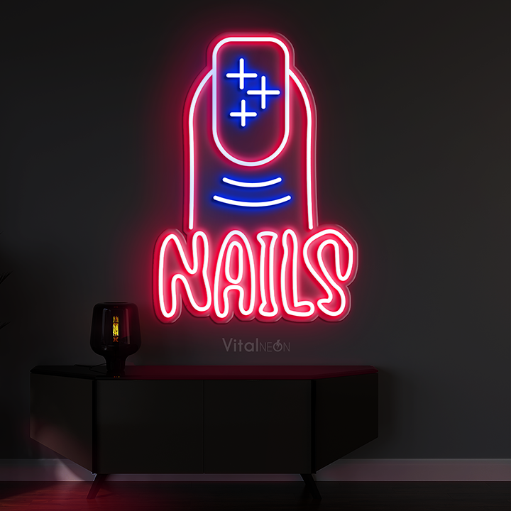 Shiny Nails Neon Sign