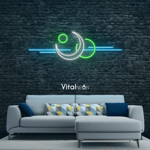 Moons Neon Sign