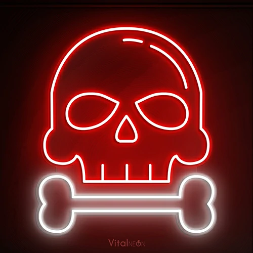 Skull LED Neon Sign