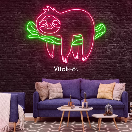 Buy Sloth Lying on Tree Neon Sign Buy Sloth Lying on Tree Neon Sign