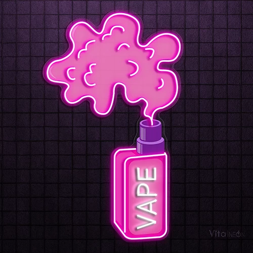 Smoked Vape LED Neon Sign