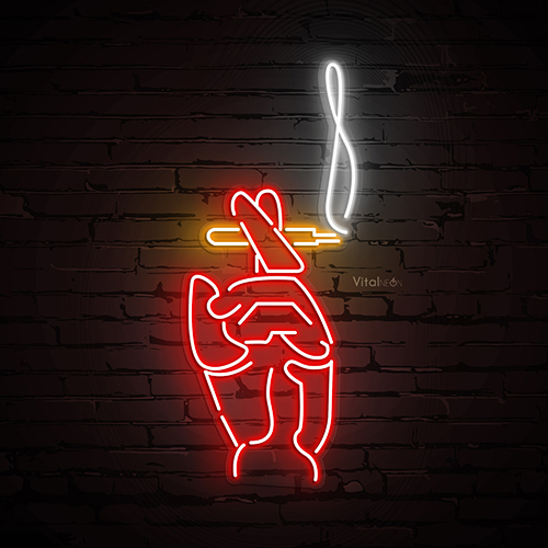 Smoking Zone Neon Sign Smoking Zone Neon Sign