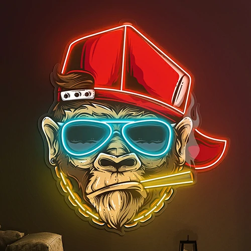 Spoiled Monkey Neon Sign