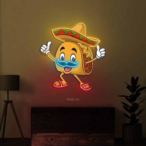 Buy Taco Gentlemen Artistic Neon Sign
