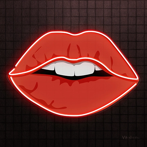 Taste of Your Lips Neon Sign | Romantic LED Lips Wall Decor