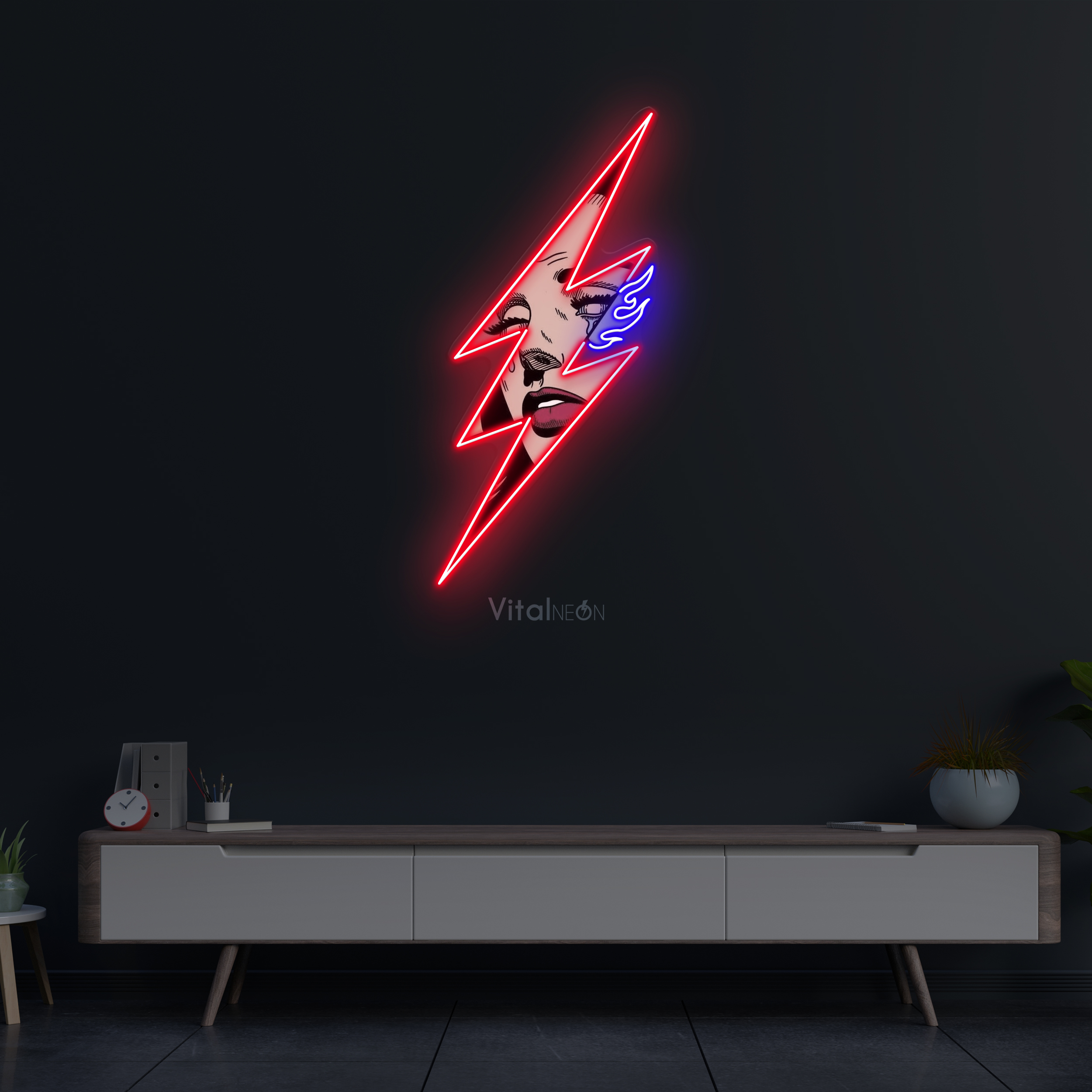 Thunder Girl LED Neon Sign