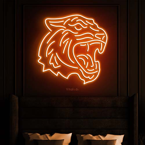 Tiger Head Neon Sign