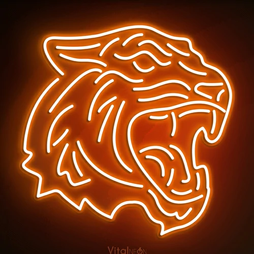 Tiger Head Neon Sign | Neon Signs For Room on VitalNeon
